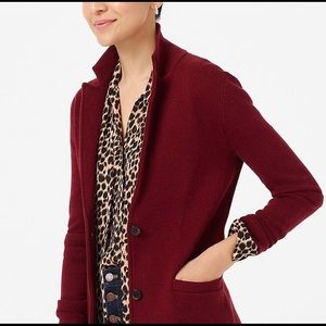 J. CREW Sweater Blazer Coatigan